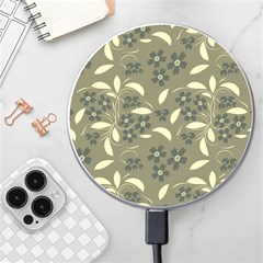 Folk Flowers Art Pattern  Wireless Charger