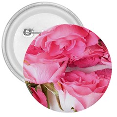 Magenta Bouquet 3  Buttons by kaleidomarblingart