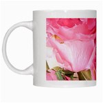 Magenta bouquet White Mugs Left