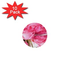 Magenta Bouquet 1  Mini Buttons (10 Pack)  by kaleidomarblingart