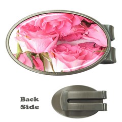 Magenta Bouquet Money Clips (oval) 