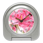 Magenta bouquet Travel Alarm Clock Front