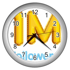 0001-3207033350 20210621 173022 ???? Wall Clock (silver) by Kareem