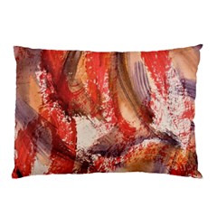 Abstract Red Petals Pillow Case (two Sides) by kaleidomarblingart