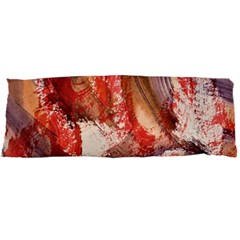 Abstract Red Petals Body Pillow Case Dakimakura (two Sides) by kaleidomarblingart