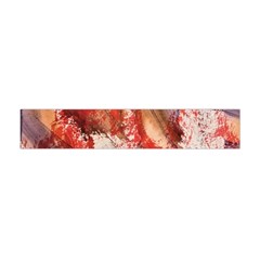 Abstract Red Petals Flano Scarf (mini) by kaleidomarblingart