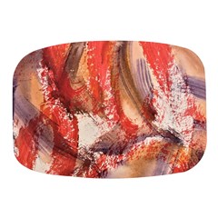 Abstract Red Petals Mini Square Pill Box