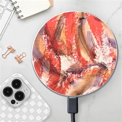 Abstract Red Petals Wireless Charger