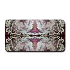 White Burgundy Repeats Medium Bar Mats by kaleidomarblingart