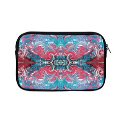 Turquoise Arabesque Repeats Apple Macbook Pro 13  Zipper Case by kaleidomarblingart