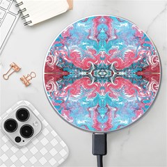 Turquoise Arabesque Repeats Wireless Charger