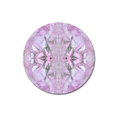 Pastels Symmetry Magnet 3  (round) by kaleidomarblingart