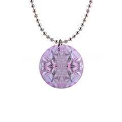 Pastels Symmetry 1  Button Necklace by kaleidomarblingart