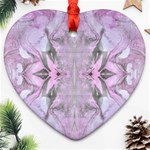 Pastels symmetry Heart Ornament (Two Sides) Front