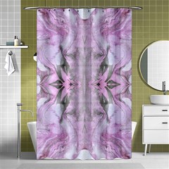 Pastels Symmetry Shower Curtain 48  X 72  (small)  by kaleidomarblingart