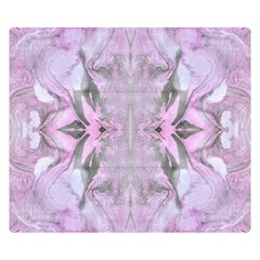 Pastels Symmetry Double Sided Flano Blanket (small)  by kaleidomarblingart