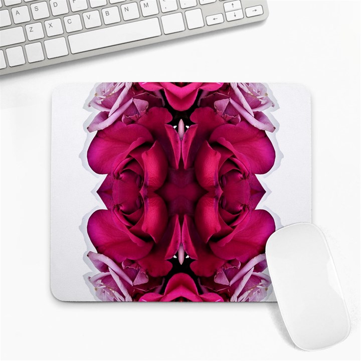 Diagonal Magenta Bouquet Large Mousepads