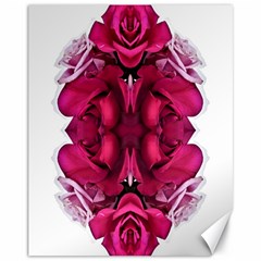 Diagonal Magenta Bouquet Canvas 11  X 14  by kaleidomarblingart