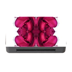 Diagonal Magenta Bouquet Memory Card Reader With Cf by kaleidomarblingart