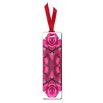 Diagonal Magenta Bouquet Small Book Marks Front