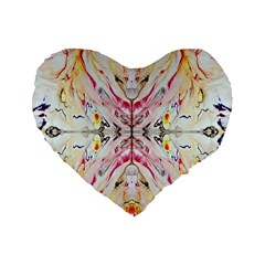 Painted Web Repeats Standard 16  Premium Heart Shape Cushions