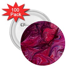 Red Feathers 2 25  Buttons (100 Pack)  by kaleidomarblingart