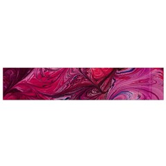 Red Feathers Small Flano Scarf