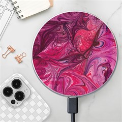 Red Feathers Wireless Charger