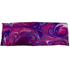 Painted Feathers Body Pillow Case (dakimakura) by kaleidomarblingart