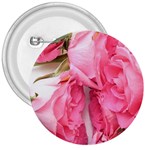 Scattered magenta roses 3  Buttons Front