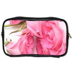 Scattered Magenta Roses Toiletries Bag (one Side) by kaleidomarblingart