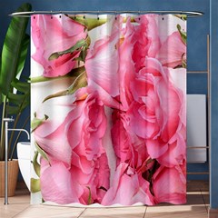 Scattered Magenta Roses Shower Curtain 60  X 72  (medium)  by kaleidomarblingart