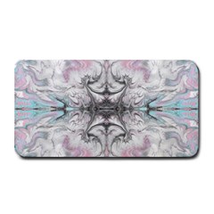 Pink On Grey Arabesque Medium Bar Mats by kaleidomarblingart