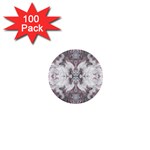 Marbling symmetry 1  Mini Buttons (100 pack)  Front