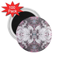 Marbling Symmetry 2 25  Magnets (100 Pack)  by kaleidomarblingart