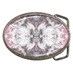 Marbling symmetry Belt Buckles Front