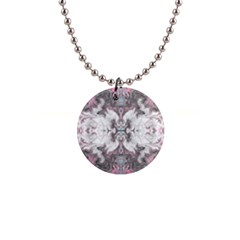 Marbling Symmetry 1  Button Necklace by kaleidomarblingart