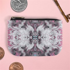 Marbling Symmetry Mini Coin Purse by kaleidomarblingart