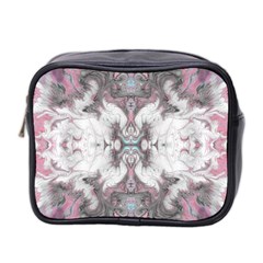 Marbling Symmetry Mini Toiletries Bag (two Sides) by kaleidomarblingart