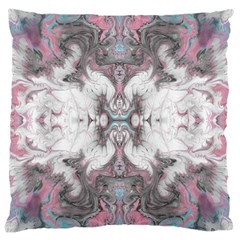 Marbling Symmetry Large Cushion Case (two Sides) by kaleidomarblingart