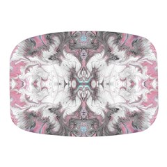 Marbling Symmetry Mini Square Pill Box by kaleidomarblingart