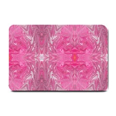 Magenta Repeats Small Doormat  by kaleidomarblingart