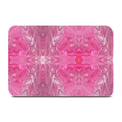 Magenta Repeats Plate Mats by kaleidomarblingart