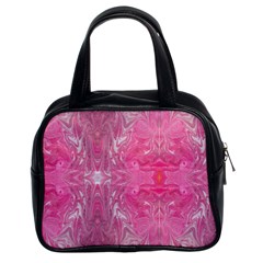 Magenta Repeats Classic Handbag (two Sides)