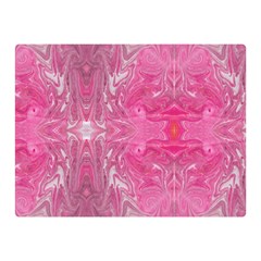 Magenta Repeats Double Sided Flano Blanket (mini)  by kaleidomarblingart