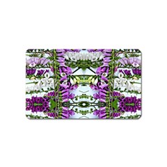 Woven Floral Repeat Magnet (name Card) by kaleidomarblingart