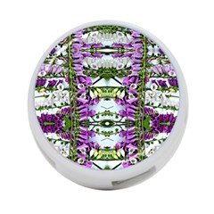 Woven Floral Repeat 4-port Usb Hub (one Side) by kaleidomarblingart