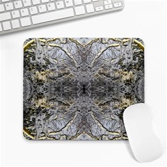 Winter Garden Repeats Large Mousepads by kaleidomarblingart