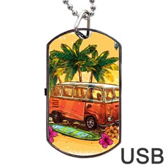 Travel Baby Dog Tag Usb Flash (one Side) by designsbymallika