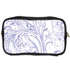 Blue Biro Ornate Toiletries Bag (one Side)